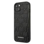 KARL LAGERFELD KLHCP13MMMP1K IPHONE 13/14/15 6.1 "HARDCASE CZARNY / BLACK MONOGRAM PLAQUE