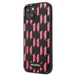 KARL LAGERFELD KLHCP13MMMP1P IPHONE 13/14/15 6.1 "HARDCASE PINK / PINK MONOGRAM PLAQUE