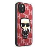 KARL LAGERFELD KLHCP13MMPMNIKPI IPHONE 13/14/15 6.1 "HARDCASE RED / RED MONOGRAM IKONIK PATCH