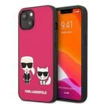 KARL LAGERFELD KLHCP13MPCUCCP IPHONE 13/14/15 6.1 "FUKSJA / FUCHSIA HARDCASE IKONIK KARL & CHUPETTE