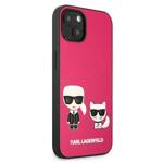 KARL LAGERFELD KLHCP13MPCUCCP IPHONE 13/14/15 6.1 "FUKSJA / FUCHSIA HARDCASE IKONIK KARL & CHUPETTE