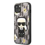 KARL LAGERFELD KLHCP13MPMNFIF1 IPHONE 13/14/15 6.1 "GRAY / GRAY FLOWER IKONIK KARL