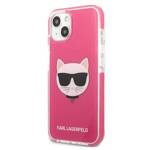 KARL LAGERFELD KLHCP13MTPECPI IPHONE 13/14/15 6.1 "HARDCASE FUKSJA / FUSCHIA CHOUPETTE HEAD