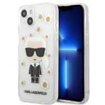 KARL LAGERFELD KLHCP13SHFLT IPHONE 13 MINI 5.4 "TRANSPARENT/TRANSPARENT FLOWER IKONIK KARL