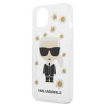 KARL LAGERFELD KLHCP13SHFLT IPHONE 13 MINI 5.4 "TRANSPARENT/TRANSPARENT FLOWER IKONIK KARL