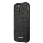 KARL LAGERFELD KLHCP13SMNMP1K IPHONE 13 MINI 5.4 "HARDCASE CZARNY/BLACK MONOGRAM PLAQUE