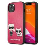 KARL LAGERFELD KLHCP13SPCUSKCP IPHONE 13 MINI 5.4 "FUKSJA/FUCHSIA HARDCASE IKONIK KARL & CHUPETTE