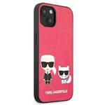 KARL LAGERFELD KLHCP13SPCUSKCP IPHONE 13 MINI 5.4 "FUKSJA/FUCHSIA HARDCASE IKONIK KARL & CHUPETTE