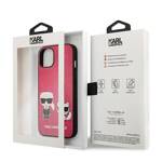 KARL LAGERFELD KLHCP13SPCUSKCP IPHONE 13 MINI 5.4 "FUKSJA/FUCHSIA HARDCASE IKONIK KARL & CHUPETTE