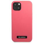 KARL LAGERFELD KLHCP13SSLMP1PI IPHONE 13 MINI 5.4 "HARDCASE FUKSJA/FUCHSIA SILICONE PLAQUE