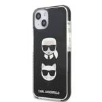 KARL LAGERFELD KLHCP13STPE2TK IPHONE 13 MINI 5.4 "HARDCASE CZARNY/BLACK KARL & CHUPETTE HEAD