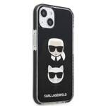 KARL LAGERFELD KLHCP13STPE2TK IPHONE 13 MINI 5.4 "HARDCASE CZARNY/BLACK KARL & CHUPETTE HEAD