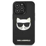 KARL LAGERFELD KLHCP13XCH3DBK 13 PRO MAX 6.7 "BLACK/BLACK HARDCASE 3D RUBBER CHUPETTE