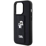 KARL LAGERFELD KLHCP13XGSAKCPK IPHONE 13 PRO MAX 6.7 "BLACK/BLACK HARDCASE GRIPSTAND SAFFIANO KARL & CHUPETTE PINS