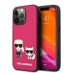 KARL LAGERFELD KLHCP13XPCUCCP IPHONE 13 PRO MAX 6.7 "FUKSJA/FUCHSIA HARDCASE IKONIK KARL & CHUPETTE