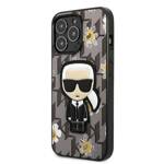 KARL LAGERFELD KLHCP13XPMNFIF1 IPHONE 13 PRO MAX 6.7 "GRAY/GRAY FLOWER IKONIK KARL