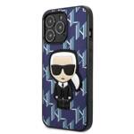 KARL LAGERFELD KLHCP13XPMNIKBL IPHONE 13 PRO MAX 6.7 "HARDCASE BLUE/BLUE MONOGRAM IKONIK PATCH