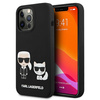 KARL LAGERFELD KLHCP13XSSKCK IPHONE 13 PRO MAX 6.7 "HARDCASE BLACK/BLACK SILICONE KARL & CHUPETTE