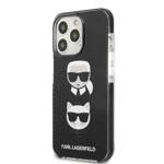 KARL LAGERFELD KLHCP13XTPE2TK IPHONE 13 PRO MAX 6.7 "HARDCASE CZARNY/BLACK KARL & CHUPETTE HEAD