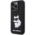 KARL LAGERFELD KLHCP14L3DRKHNK IPHONE 14 PRO 6.1 "BLACK/BLACK HARDCASE RUBBER CHOUPETTE 3D