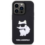 KARL LAGERFELD KLHCP14L3DRKHNK IPHONE 14 PRO 6.1 "BLACK/BLACK HARDCASE RUBBER CHOUPETTE 3D