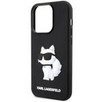 KARL LAGERFELD KLHCP14L3DRKHNK IPHONE 14 PRO 6.1 "BLACK/BLACK HARDCASE RUBBER CHOUPETTE 3D