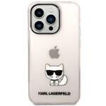 KARL LAGERFELD KLHCP14LCTRI IPHONE 14 PRO 6.1 "HARDCASE PINK/PINK TRANSPARENT CHAPETTE BODY