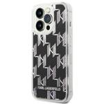 KARL LAGERFELD KLHCP14LLMNMK IPHONE 14 PRO 6.1 "HARDCASE BLACK/BLACK LIQUID GLITTER MONOGRAM