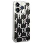 KARL LAGERFELD KLHCP14LLMNMK IPHONE 14 PRO 6.1 "HARDCASE BLACK/BLACK LIQUID GLITTER MONOGRAM