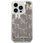 KARL LAGERFELD KLHCP14LLMNMS IPHONE 14 PRO 6.1 "HARDCASE SILVER/SILVER LIQUID GLITTER MONOGRAM