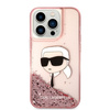 KARL LAGERFELD KLHCP14LNKHCP IPHONE 14 PRO 6.1 "PINK/PINK HARDCASE GLITTER KARL HEAD