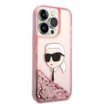 KARL LAGERFELD KLHCP14LNKHCP IPHONE 14 PRO 6.1 "PINK/PINK HARDCASE GLITTER KARL HEAD