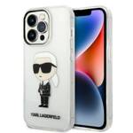 KARL LAGERFELD KLHCP14LNKKTCT IPHONE 14 PRO 6.1 "TRANSPARENT HARDCASE IKONIK KARL LAGERFELD