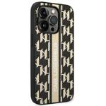 KARL LAGERFELD KLHCP14LPGLSKW IPHONE 14 PRO 6.1 "HARDCASE BROWN/BROWN MONOGRAM STRIPE