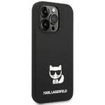 KARL LAGERFELD KLHCP14LSLCTBK IPHONE 14 PRO 6.1 "HARDCASE CZARNY/BLACK SILICONE CHUPETTE BODY