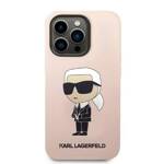 KARL LAGERFELD KLHCP14LSNIKBCP IPHONE 14 PRO 6.1 "HARDCASE PINK/PINK SILICONE ICONIK