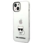 KARL LAGERFELD KLHCP14MCTR IPHONE 14 PLUS / 15 PLUS 6.7 "HARDCASE TRANSPARENT / TRANSPARENT CHUPETTE BODY