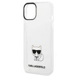 KARL LAGERFELD KLHCP14MCTR IPHONE 14 PLUS / 15 PLUS 6.7 "HARDCASE TRANSPARENT / TRANSPARENT CHUPETTE BODY