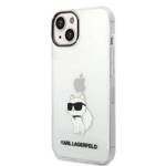 KARL LAGERFELD KLHCP14MHNCHTCT IPHONE 14 PLUS / 15 PLUS 6.7 "TRANSPARENT HARDCASE IKONIK CHUPETTE