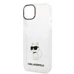 KARL LAGERFELD KLHCP14MHNCHTCT IPHONE 14 PLUS / 15 PLUS 6.7 "TRANSPARENT HARDCASE IKONIK CHUPETTE