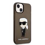 KARL LAGERFELD KLHCP14MHNIKTCK IPHONE 14 PLUS / 15 PLUS 6.7 "BLACK / BLACK HARDCASE IKONIK KARL LAGERFELD