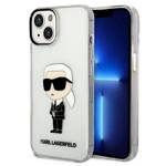 KARL LAGERFELD KLHCP14MHNIKTCT IPHONE 14 PLUS / 15 PLUS 6.7 "TRANSPARENT HARDCASE IKONIK KARL LAGERFELD