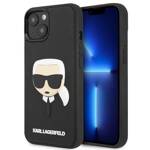 KARL LAGERFELD KLHCP14MKH3DBK IPHONE 14 PLUS / 15 PLUS 6.7 "BLACK / BLACK HARDCASE 3D RUBBER KARL`S HEAD