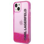 KARL LAGERFELD KLHCP14MLCKVF IPHONE 14 PLUS / 15 PLUS 6.7 "PINK / PINK HARDCASE LIQUID GLITTER ELONG