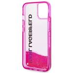 KARL LAGERFELD KLHCP14MLCKVF IPHONE 14 PLUS / 15 PLUS 6.7 "PINK / PINK HARDCASE LIQUID GLITTER ELONG