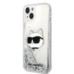 KARL LAGERFELD KLHCP14MLNCHCS IPHONE 14 PLUS / 15 PLUS 6.7 "SILVER / SILVER HARDCASE GLITTER CHOUPETTE HEAD