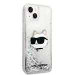 KARL LAGERFELD KLHCP14MLNCHCS IPHONE 14 PLUS / 15 PLUS 6.7 "SILVER / SILVER HARDCASE GLITTER CHOUPETTE HEAD