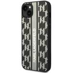 KARL LAGERFELD KLHCP14MPGKLSKG IPHONE 14 PLUS / 15 PLUS 6.7 "HARDCASE GRAY / GRAY MONOGRAM STRIPE