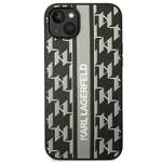 KARL LAGERFELD KLHCP14MPGKLSKG IPHONE 14 PLUS / 15 PLUS 6.7 "HARDCASE GRAY / GRAY MONOGRAM STRIPE