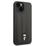 KARL LAGERFELD KLHCP14MPSQPK IPHONE 14 PLUS / 15 PLUS 6.7 "HARDCASE CZARNY / BLACK PUFFY IKONIK PIN